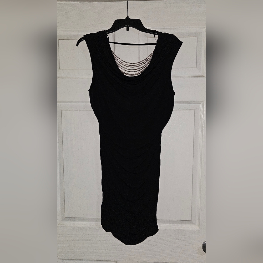 Elegant Black Sleeveless Dress